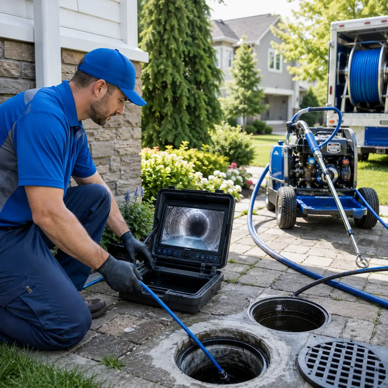 Outdoor drain cleaning professionals serving Linwood, NC